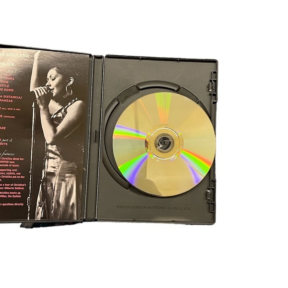 Christina Aguilera Stripped Live In The U.K. Concert DVD with 2007 Ticket Stub - Picture 4 of 7